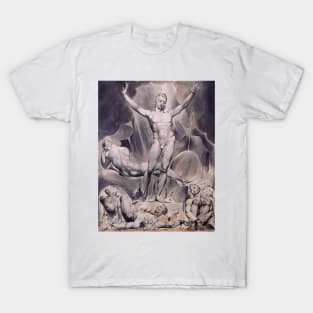 William Blake - Satan arousing the rebel angels, 1808 T-Shirt